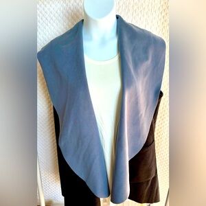 LOGO by Lori Goldstein 2X Long Vest